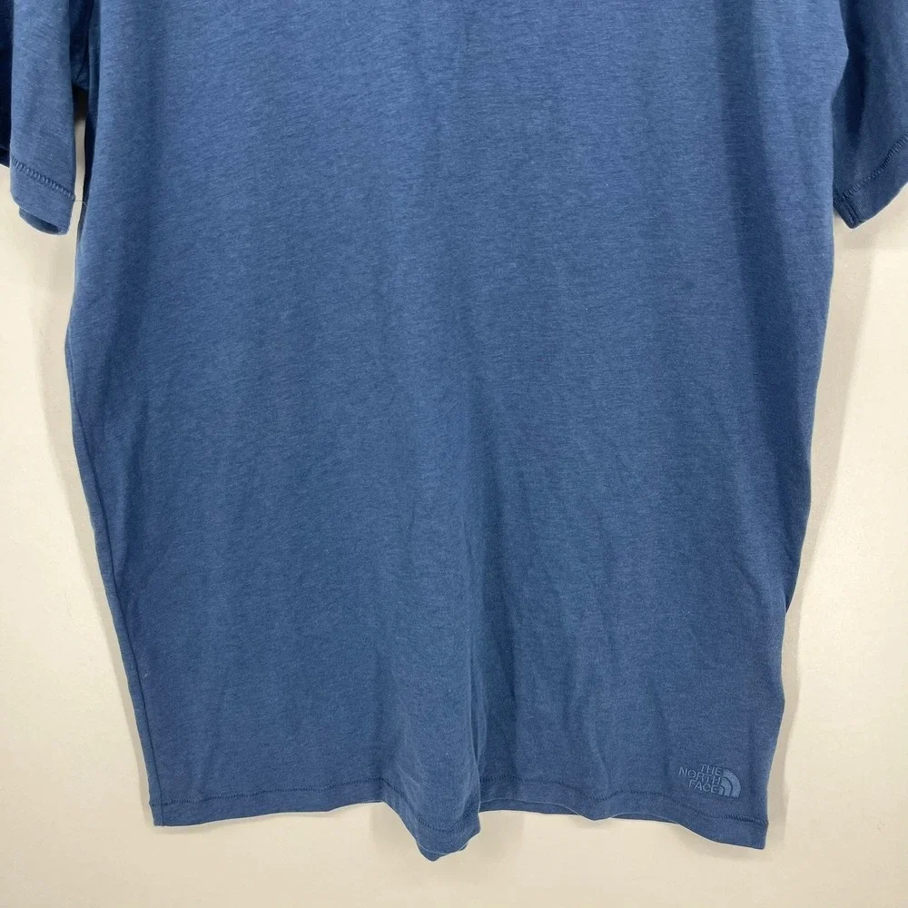 The North Face Terrain SS Henley T-Shirt Shady Blue Mens Small New NWT